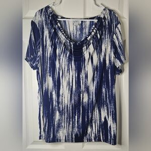 Jaclyn Smith Collection Cowl Blouse